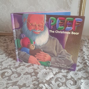 Children’s Book, Peef The Christmas Bear, Tom Hegg, Vintage, 1995, Hardcover, Holiday