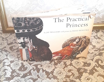 Vintage Children's Book: The Practical Princess, 1969 Illustrated Hardcover Fairy Tale