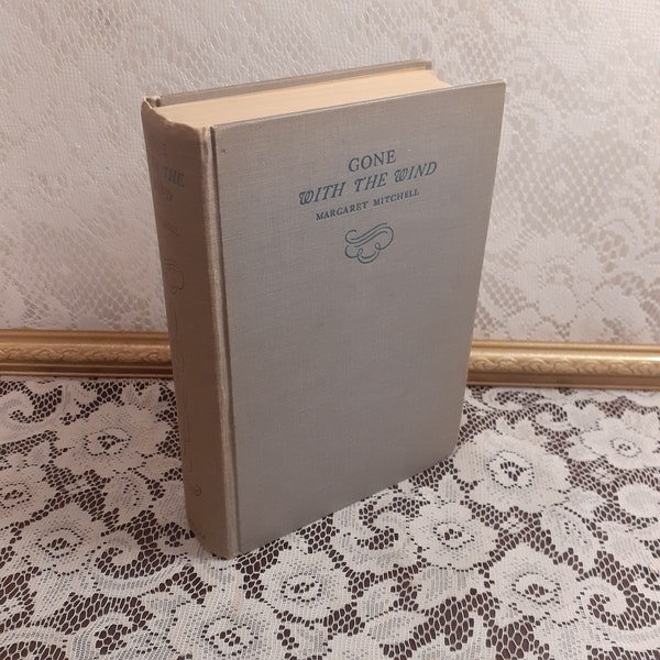 Gone With the Wind by Margaret Mitchell, Vintage First Edition December 1936 Printing, Hardcover Book