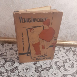 Vintage poetry book, Venus Invisible by Nathalia Crane, 1928 hardcover, Ruth Jonas illustrations, classic poems