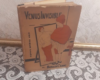 Venus Invisible and Other Poems by Nathalia Crane, Illustrated by Ruth Jonas, Vintage 1928 Hardcover Poetry Book