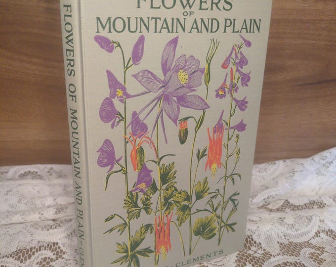 Vintage Rocky Mountain Wildflower Book Flowers of Mountain and Plain ...