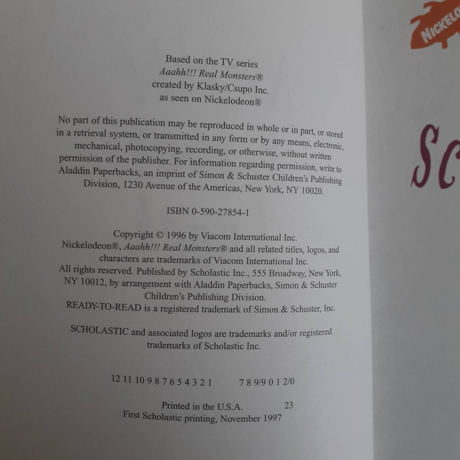 ahh Real Monsters Vintage Children S Early Reading Book Etsy