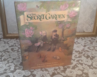 The Secret Garden, adapted by James Howe, Illustrated by Thomas B Allen, Vintage 1987 Hardcover Children's Picture Book