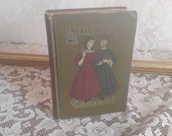 Little Women by Louisa May Alcott, Illustrated by Alice Barber Stephens,  Antique 1921 Hardcover Classic Book