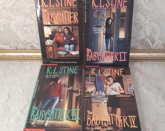Vintage R.L. Stine Babysitter Series: 1990s Teen Horror Collection