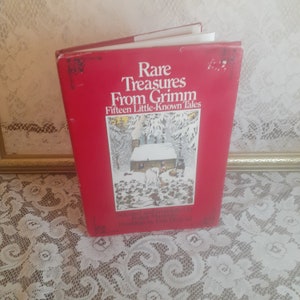 Rare Grimm tales book, Fifteen Little-Known Stories, Ralph Manheim translation, Erik Blegvad art, 1981 hardcover collectible