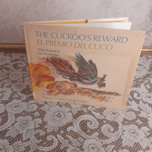 Vintage 1977 Hardcover Bilingual Folktale: The Cuckoo&#39;s Reward
