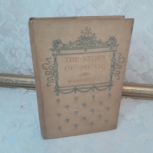 Vintage Music History Book: The Story of Music by WJ Henderson (1989 Hardcover)