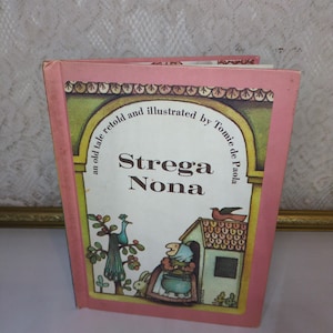 Strega Nona: Tomie dePaola Vintage Hardcover Children&#39;s Book, 1975