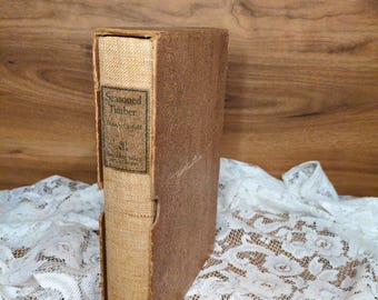 Literary fiction book, Seasoned Timber by Dorothy Canfield, 1939 Harcourt vintage hardcover with slipcase