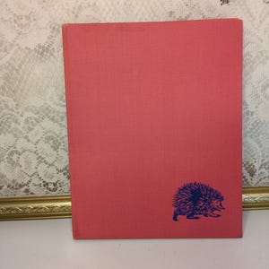 Vintage Little Hedgehog Book: 1959 Hardcover, Marianne Richter Illustrations