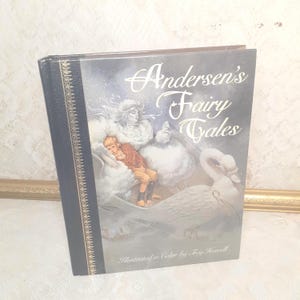 Vintage Andersen book, fairy tales book, Troy Howell illustrations, 1988 hardcover, children’s classic stories
