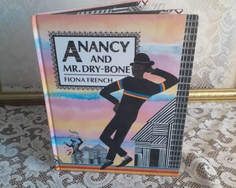 Vintage Anancy and Mr. Dry-Bone Hardcover Children's Book, 1991