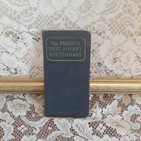 Pocket Dictionary Etsy