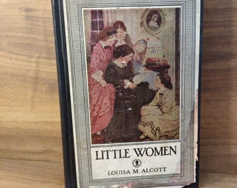 Vintage Little Women Book 1930 Jessie Willcox Smith Illustrated Classic Louisa May Alcott Beacon Hill Edition