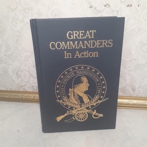 George Washington book, Great Commanders in Action, 1996 vintage hardcover, historical biography