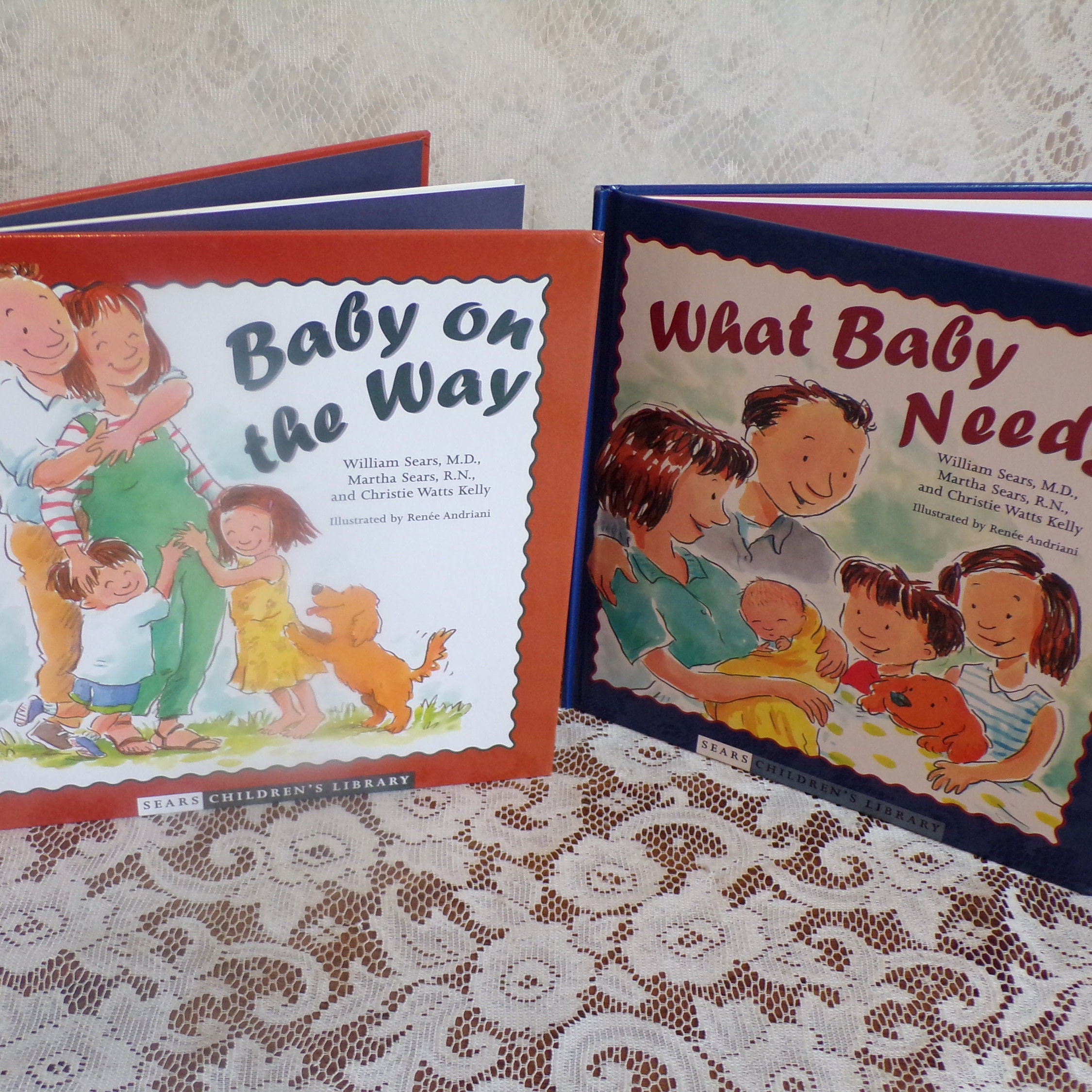Sears Children's Library Book Set, Baby on the Way and What Baby