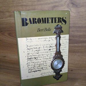 Vintage Barometers Book by Bert Bolle, 1982 Hardcover Reference, Antique Barometer Collector Guide