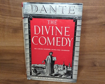 Divine Comedy book Modern Library 1950 Dust Jacket Hardcover