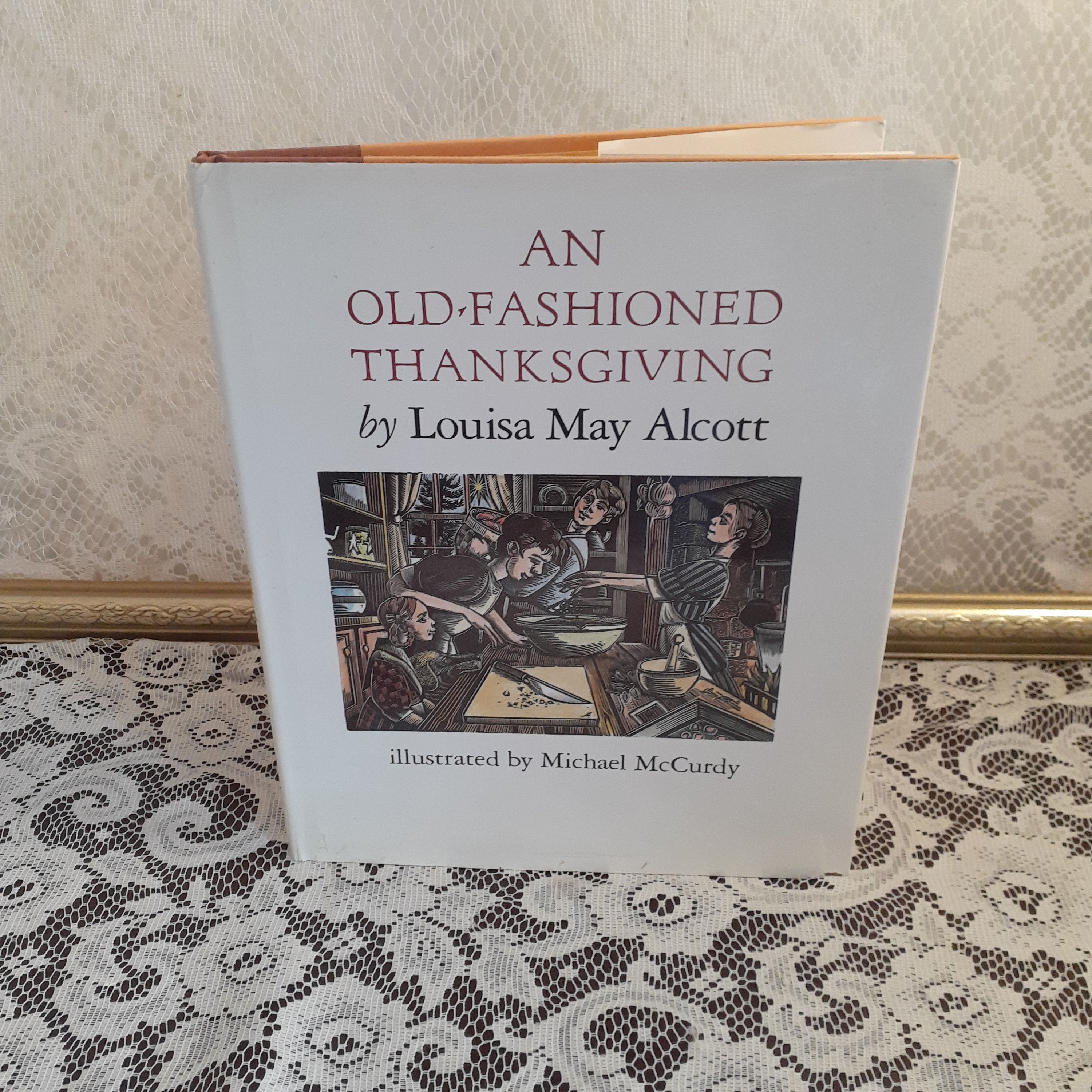 an old fashioned thanksgivinglouisa may alcott, illustrated