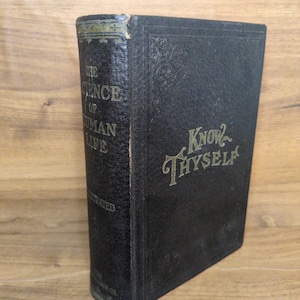 Antique Philosophy Book: Know Thyself, 1920 Hardcover - Classic Wisdom