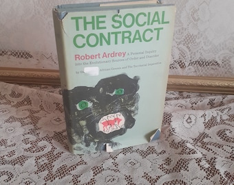 The Social Contract by Robert Ardrey: 1970s Sociology Book Club Edition