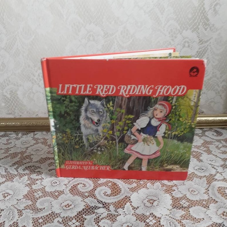 Little Red Riding Hood Book Illustrated by Gerda Neubacher Etsy