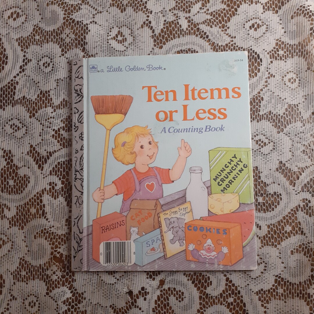 Ten Items or Less A Counting Book by Stephanie Calmenson Etsy