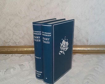 Vintage Andersen Fairy Tales Vol I & II: 1950s Illustrated Hardcover