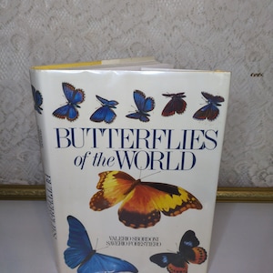 Butterflies of the World Book: Vintage 1998 Hardcover Entomology Guide