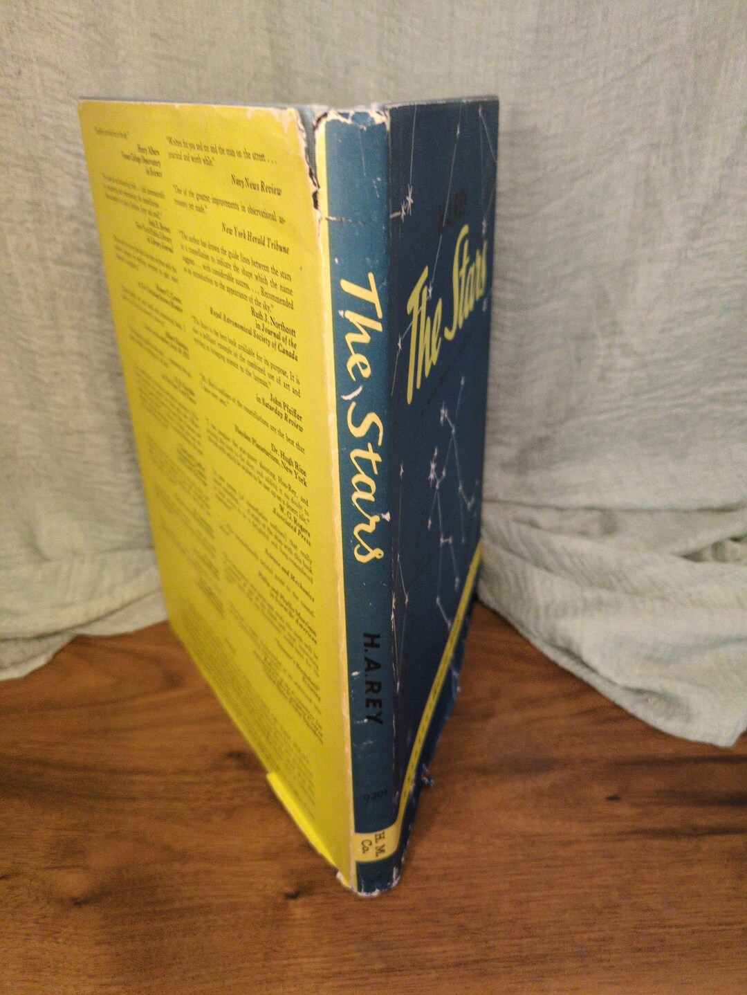 Stars Astronomy Book HA Rey 1970 Hardcover Enlarged World Wide Edition ...