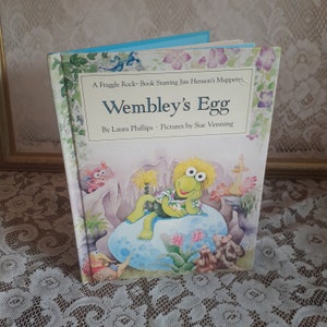 Vintage Fraggle Rock Book: Wembley&#39;s Egg, 1985 Jim Henson Muppets