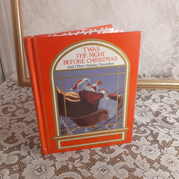 Twas the Night Before Christmas & Other Holiday Favorites Illustrated by Greg Hildebrandt Vintage 1990 Hardcover Children's Christmas Books