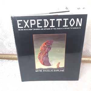Vintage Sci-fi Art Book, Expedition 2358 AD Darwin IV by Wayne