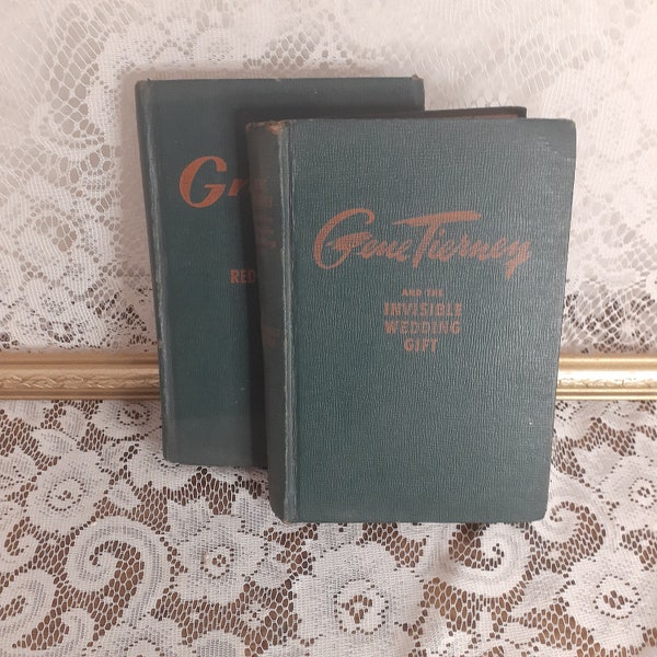 Kathryn Heisenfelt Book Bundle, Gregory Peck and the Red Box Enigma, Gene Tierney & the Invisible Wedding Gift Vintage Hardcover 1940s Book