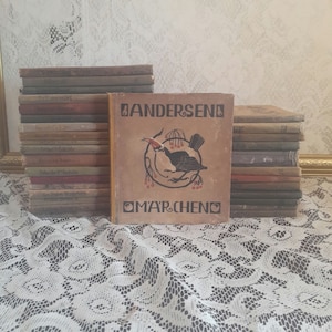 antique German children’s books, Gerlach’s Jugendbücherei set, 33 volume vintage collection