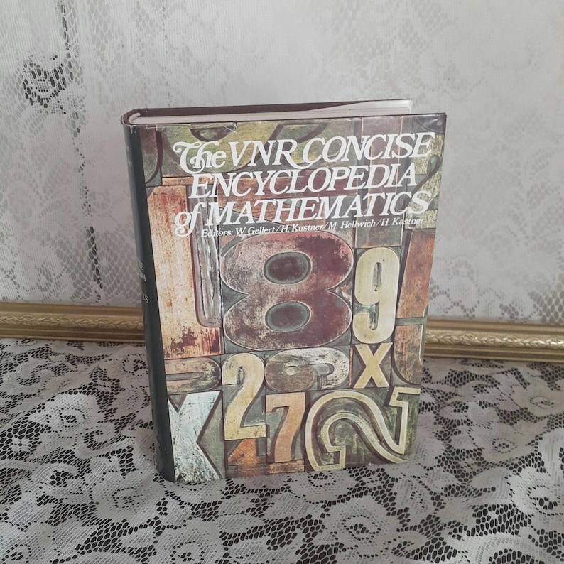 Vintage Math Encyclopedia: 1975 VNR Concise Hardcover Reference Book - Etsy