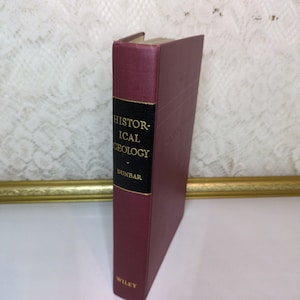 Vintage Historical Geology Book by Carl Dunbar: 1952 Hardcover