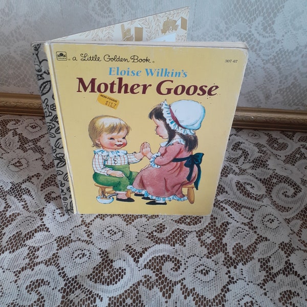 Eloise Wilkin's Mother Goose Vintage 1961 Little Golden Book