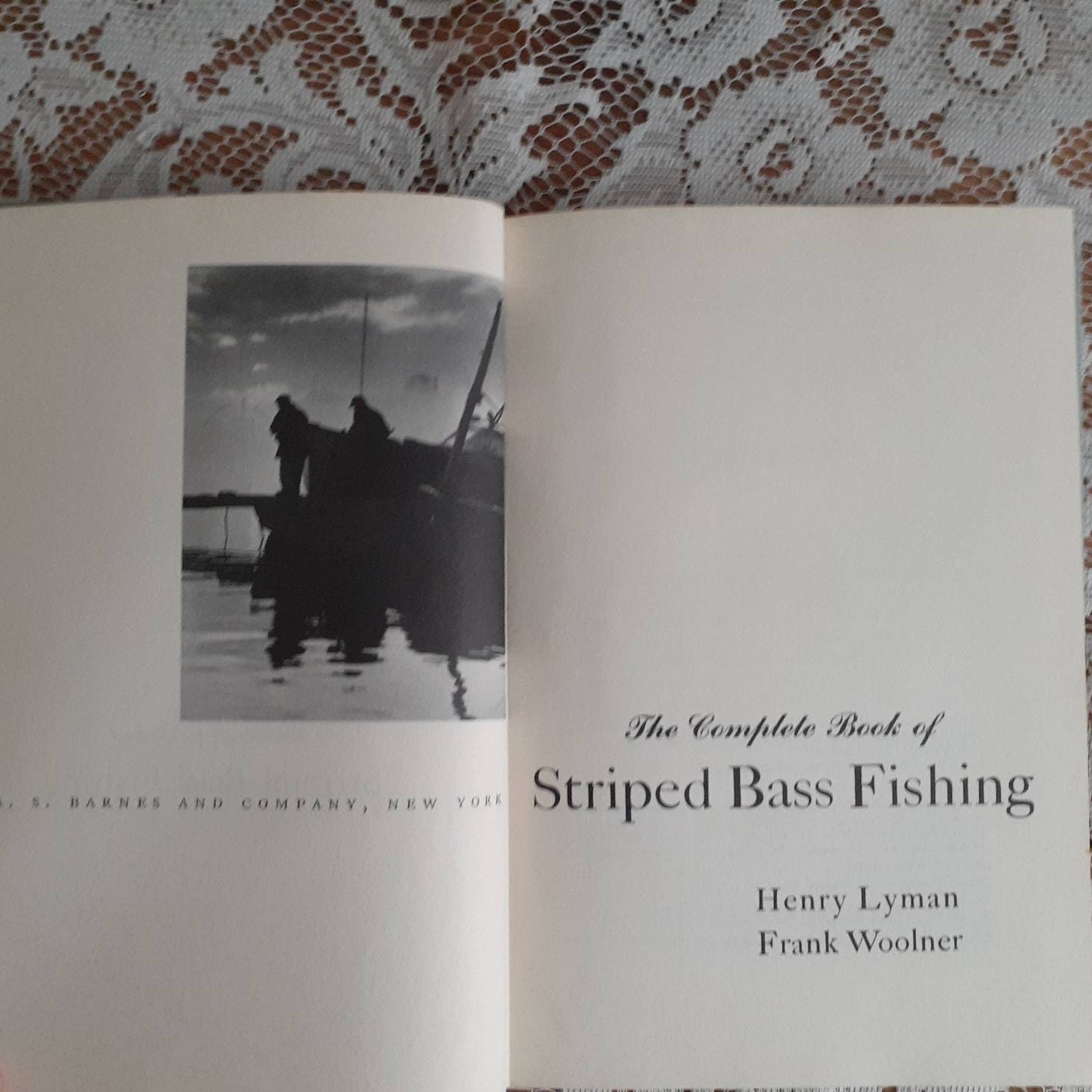 The Complete Book of Striped Bass Fishing 1964 Henry Lyman and