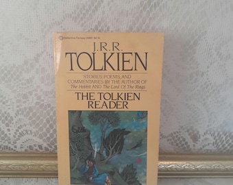 Vintage Paperback Book, The Tolkien Reader by J.R.R. Tolkien 1984 Classic Fantasy Collection