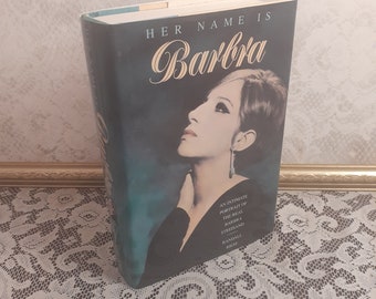 Her Name is Barbara: An Intimate Portrait of The Real Barbra Streisand, by Randall Riese, Vintage 1993 Hardcover Biography Book