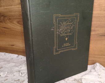 Libro "Casas históricas de los primeros tiempos de América", Elise Lathrop, 1927, tapa dura