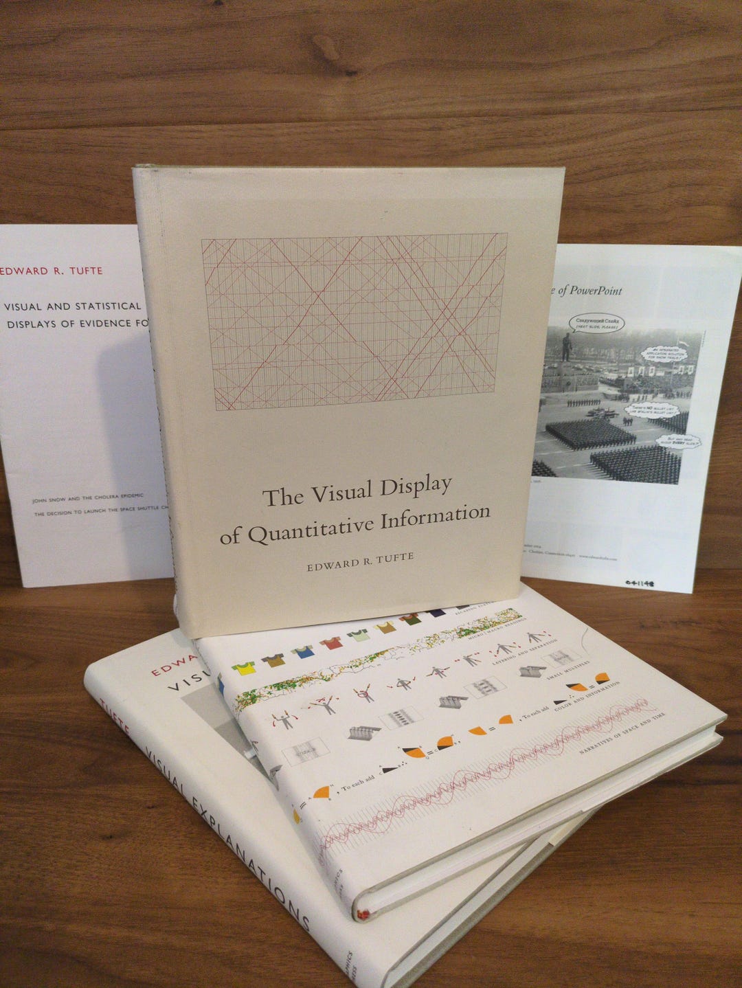 Edward Tufte Book Set Visual Display Quantitative Information ...