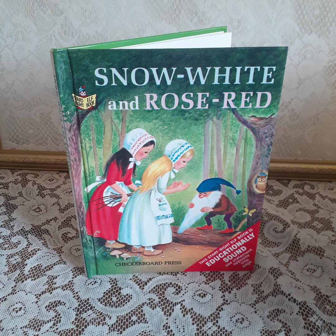 Snow White and Rose Red Vintage 1962 Start Right Elf Book Hardcover ...
