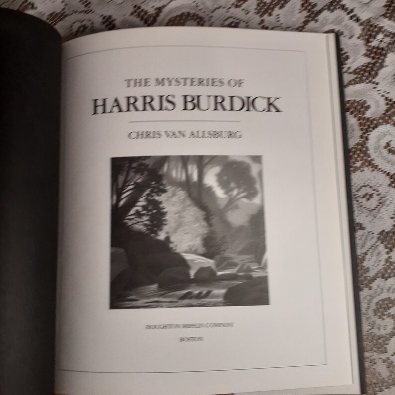 Mysteries of Harris Burdick by Chris Van Allsburg Vintage 1984 Hardcover Children's Book image 9