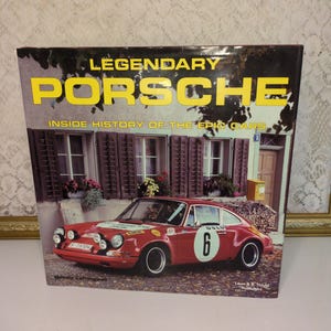 Legendary Porsche History Book: 1996 Hardcover, Illustrated Classic Cars