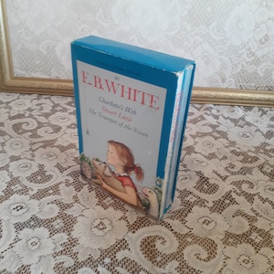 Vintage E.B. White Children's Book Set: Charlotte's Web, Stuart Little, Trumpet of the Swan
