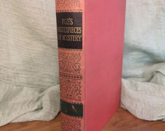 Edgar Allan Poe book Masterpieces of Mystery World Popular Classics vintage
